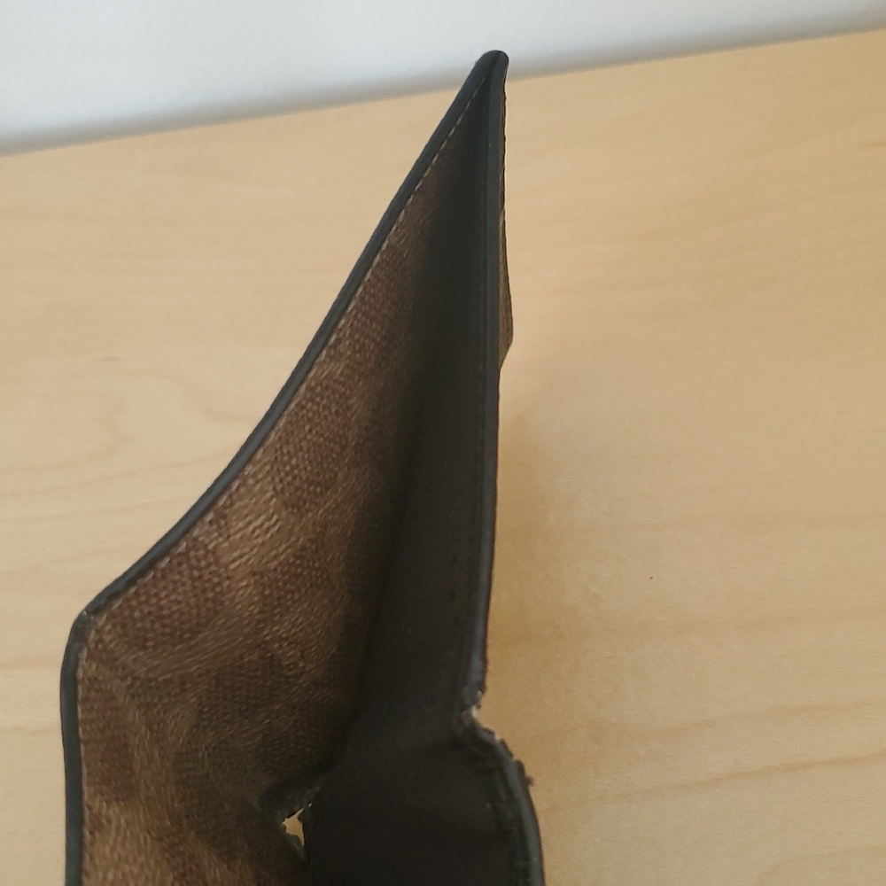 Coach Pebbled Black Leather Wallet - Picture 12 of 12